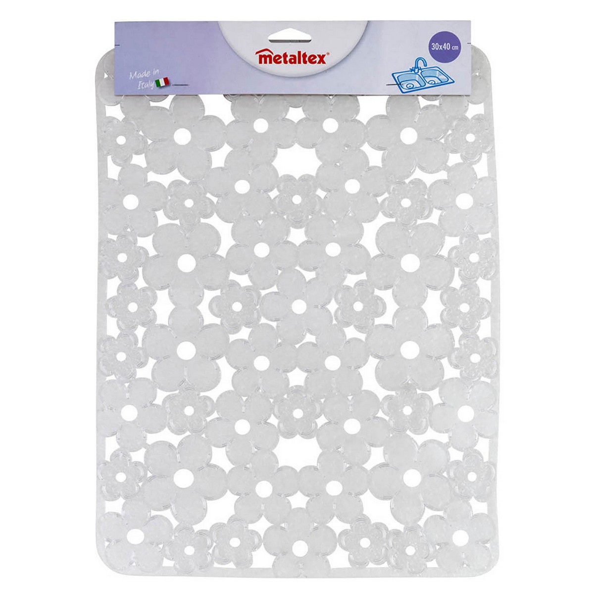 Diskställ Metaltex Rektangulär PVC Genomskinligt (30 x 40 cm) - 2