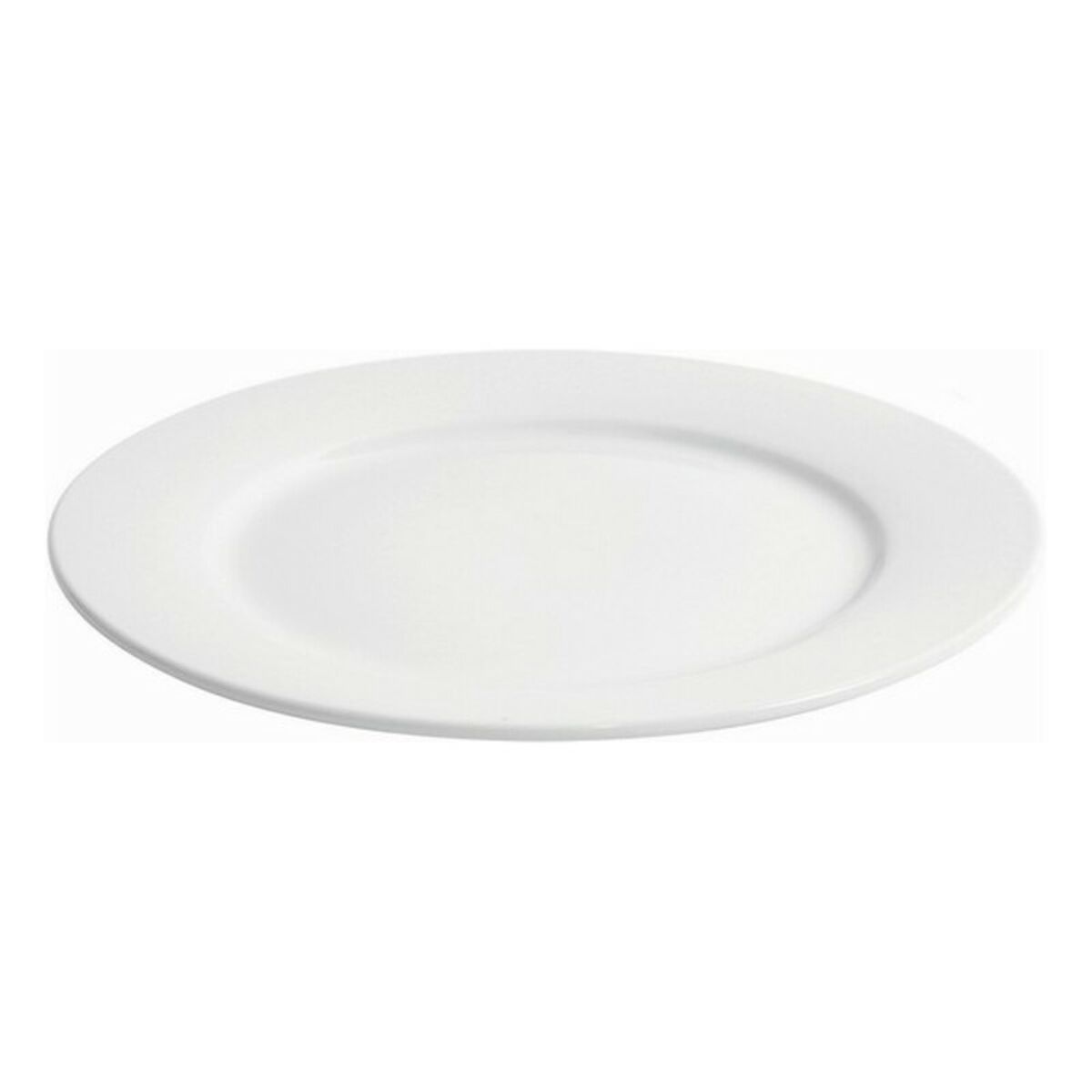 Platt skål Inde Porslin Vit - 2