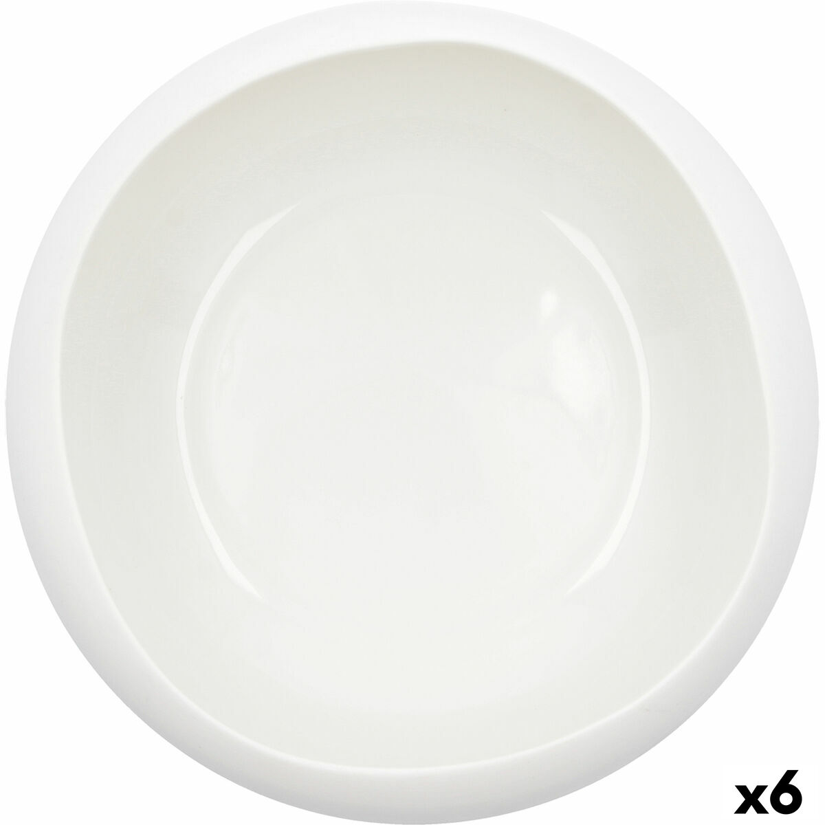 Skål Ariane Organic Keramik Vit (Ø 21 cm) (2 antal)