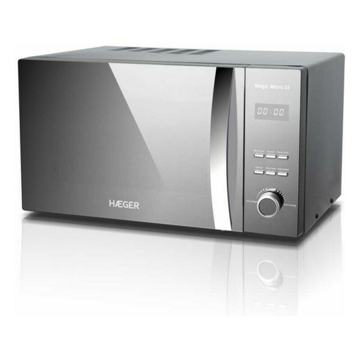 Mikrovågsugnen Haeger Magic Micro 26 Grå 800 W (26 L) 800W - 5