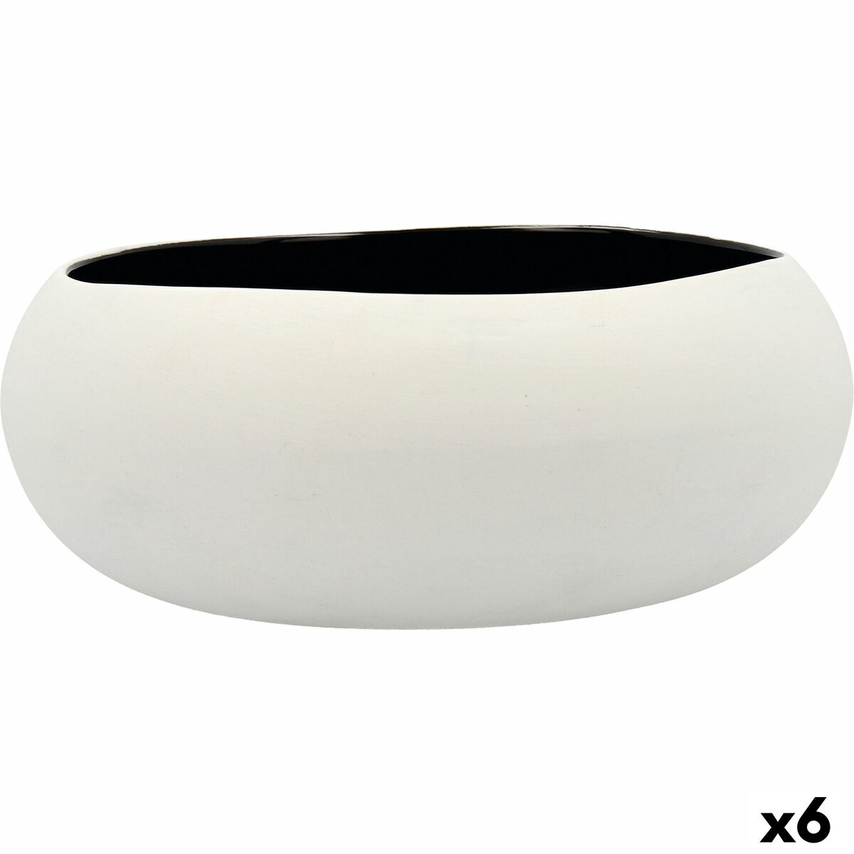 Djup tallrik Ariane Organic Keramik Svart 16 cm (6 antal)