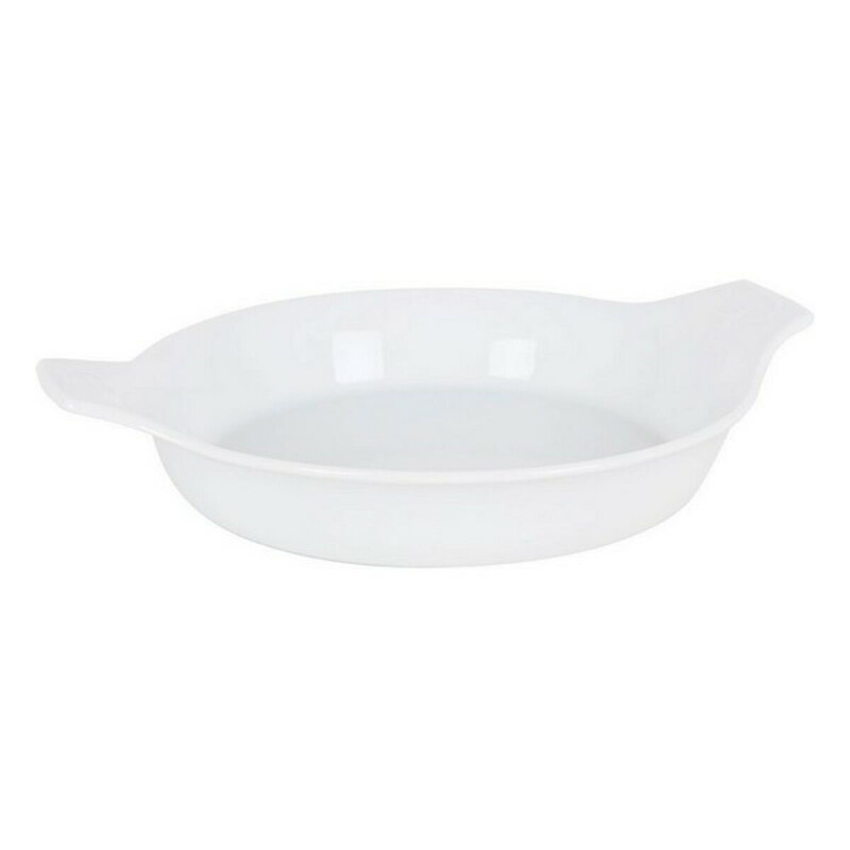 Servingsfat Porslin Vit (ø 22 x 4 cm) - 2