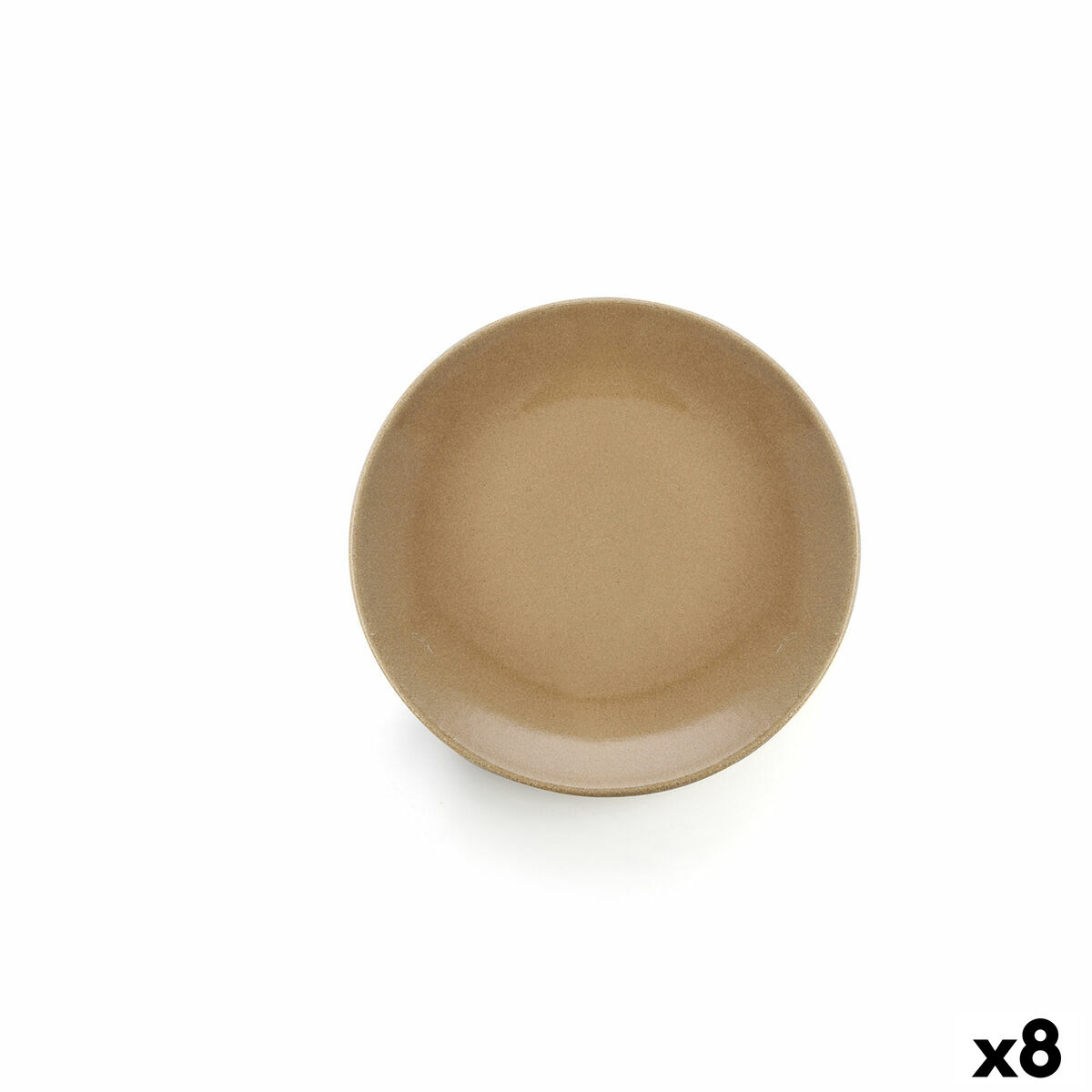 Lapostányér Anaflor Terrakotta Keramik Beige (25 cm) (8 antal)