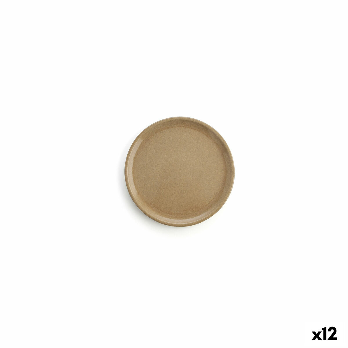 Lapostányér Anaflor Terrakotta Keramik Beige (22 cm) (12 antal)