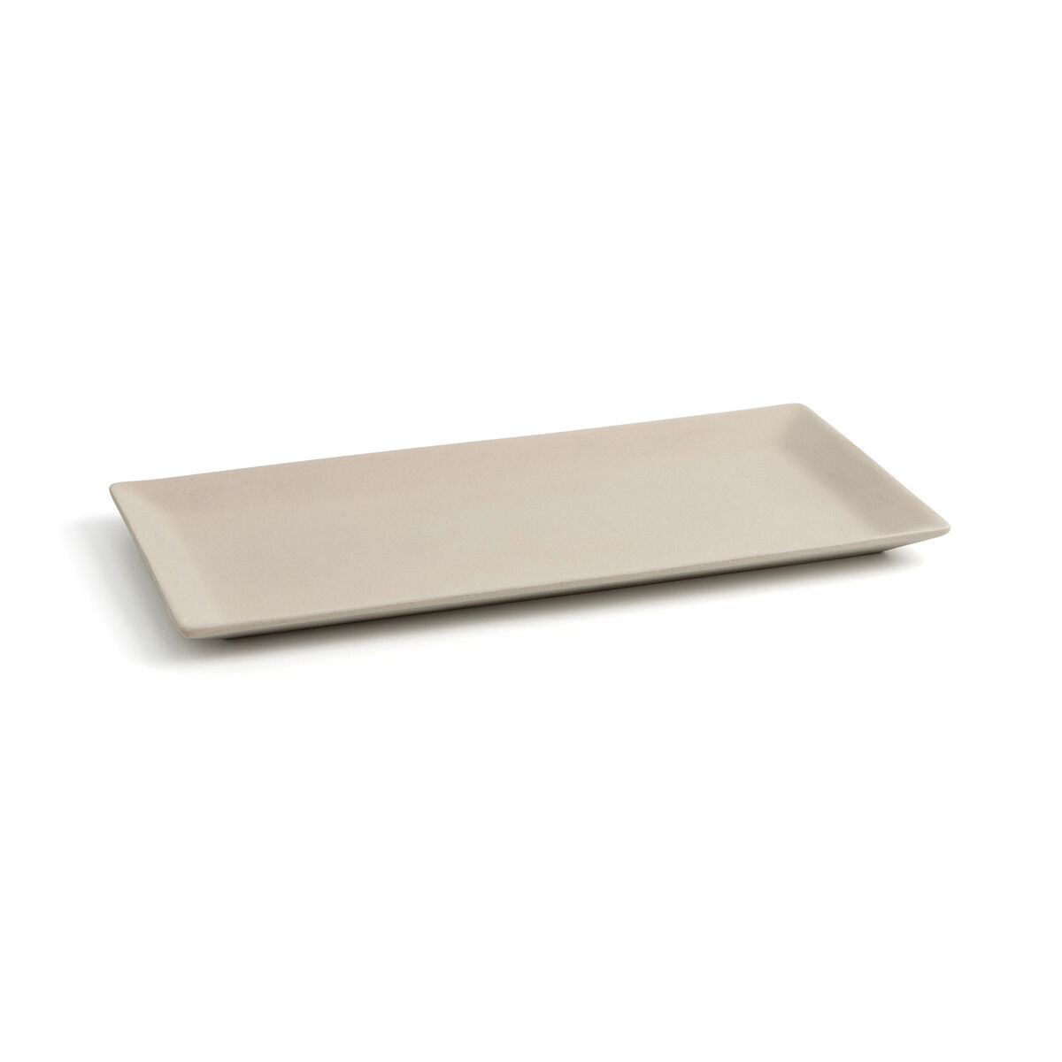 Snacksbricka Quid Mineral Keramik Beige (15 x 30 cm) (8 antal) - 2
