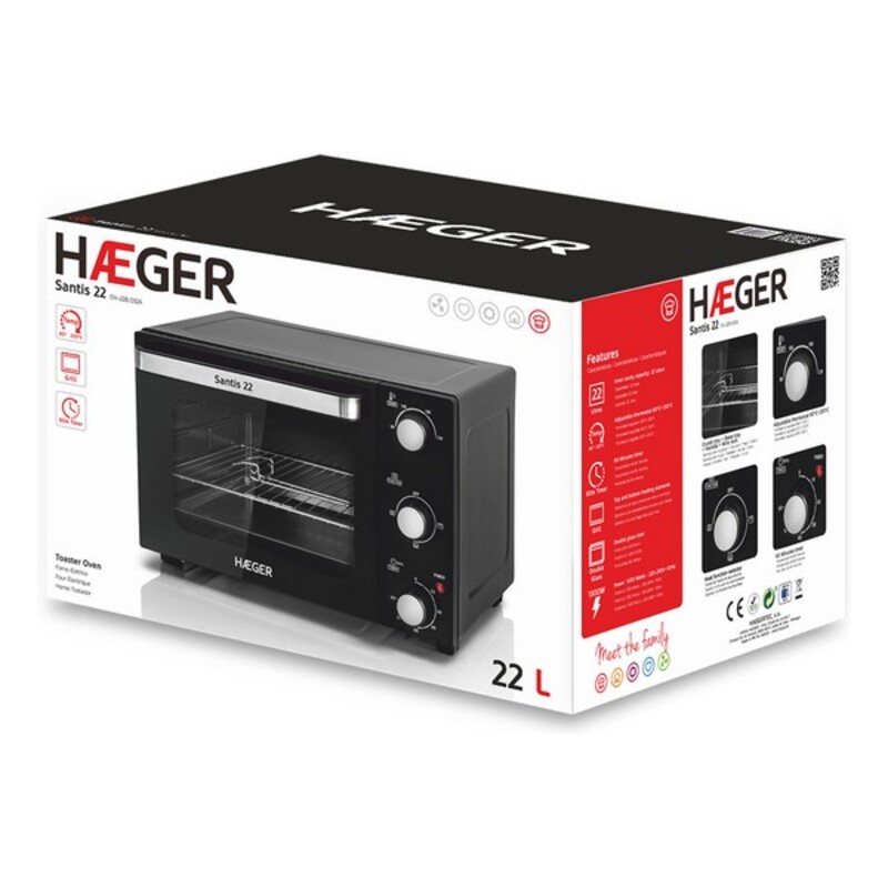 Campingkök Haeger Santis 22 L 1300W - 2