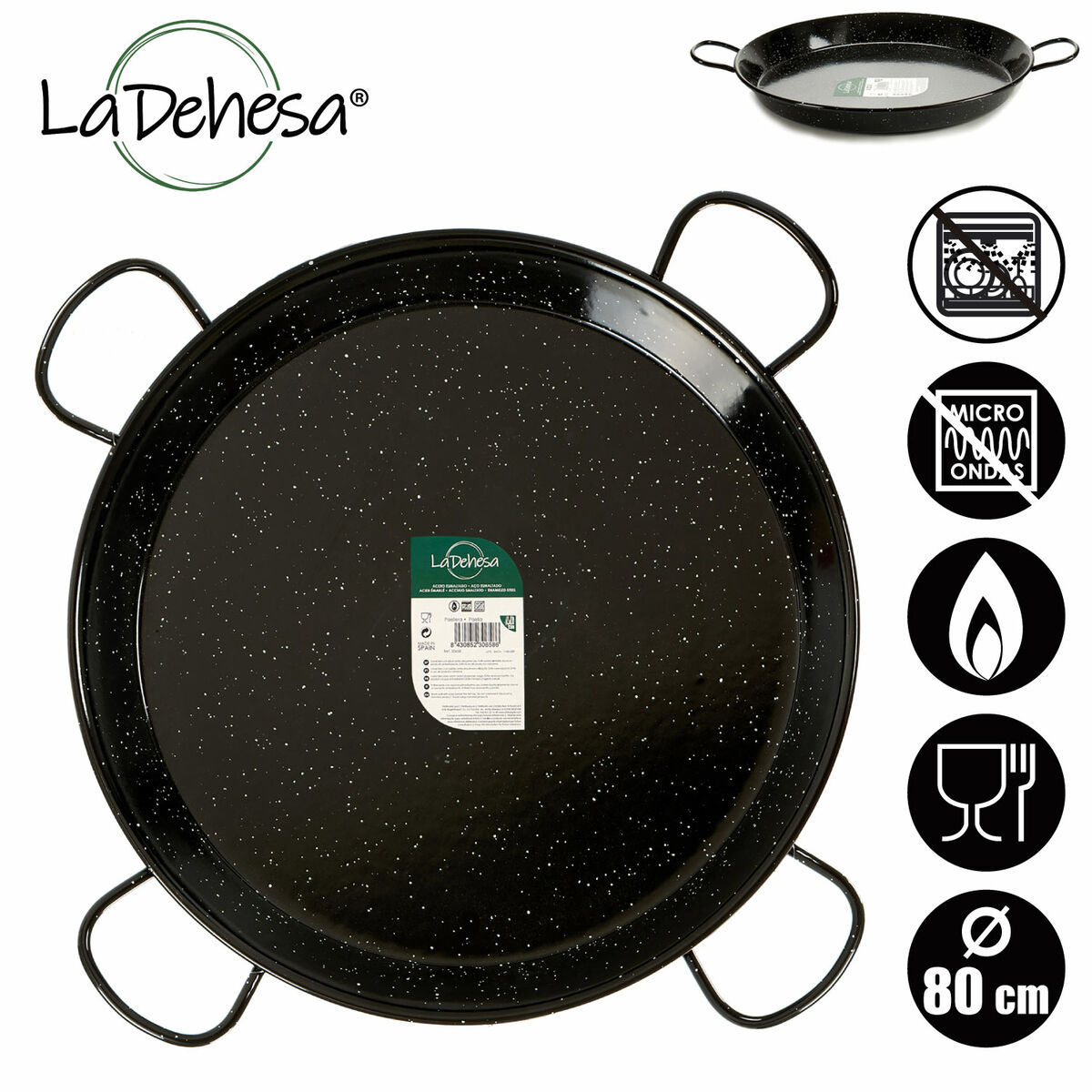 Gryta Ø 80 cm Emaljerat stål - 5