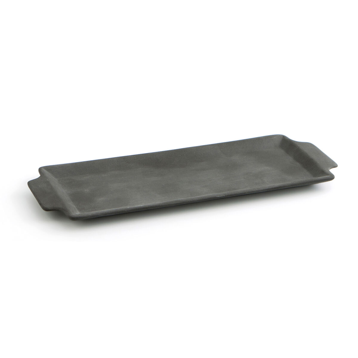 Snacksbricka Quid Mineral Keramik Svart (10 x 28 cm) (16 antal) - 2