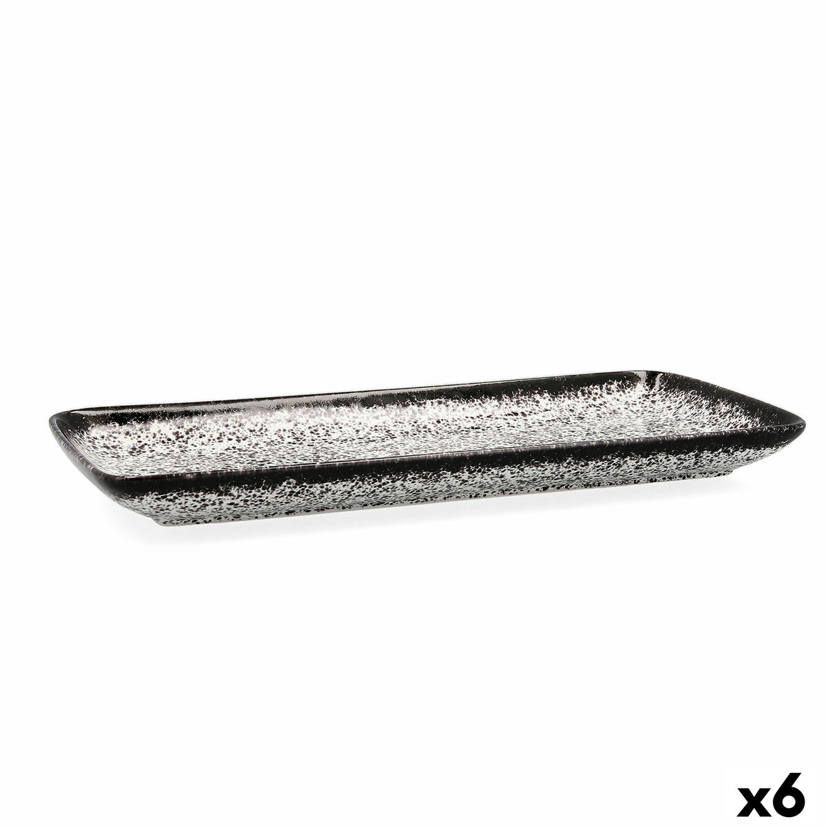 Servingsfat Ariane Rock Keramik Svart (36 x 16,5  cm) (6 antal)