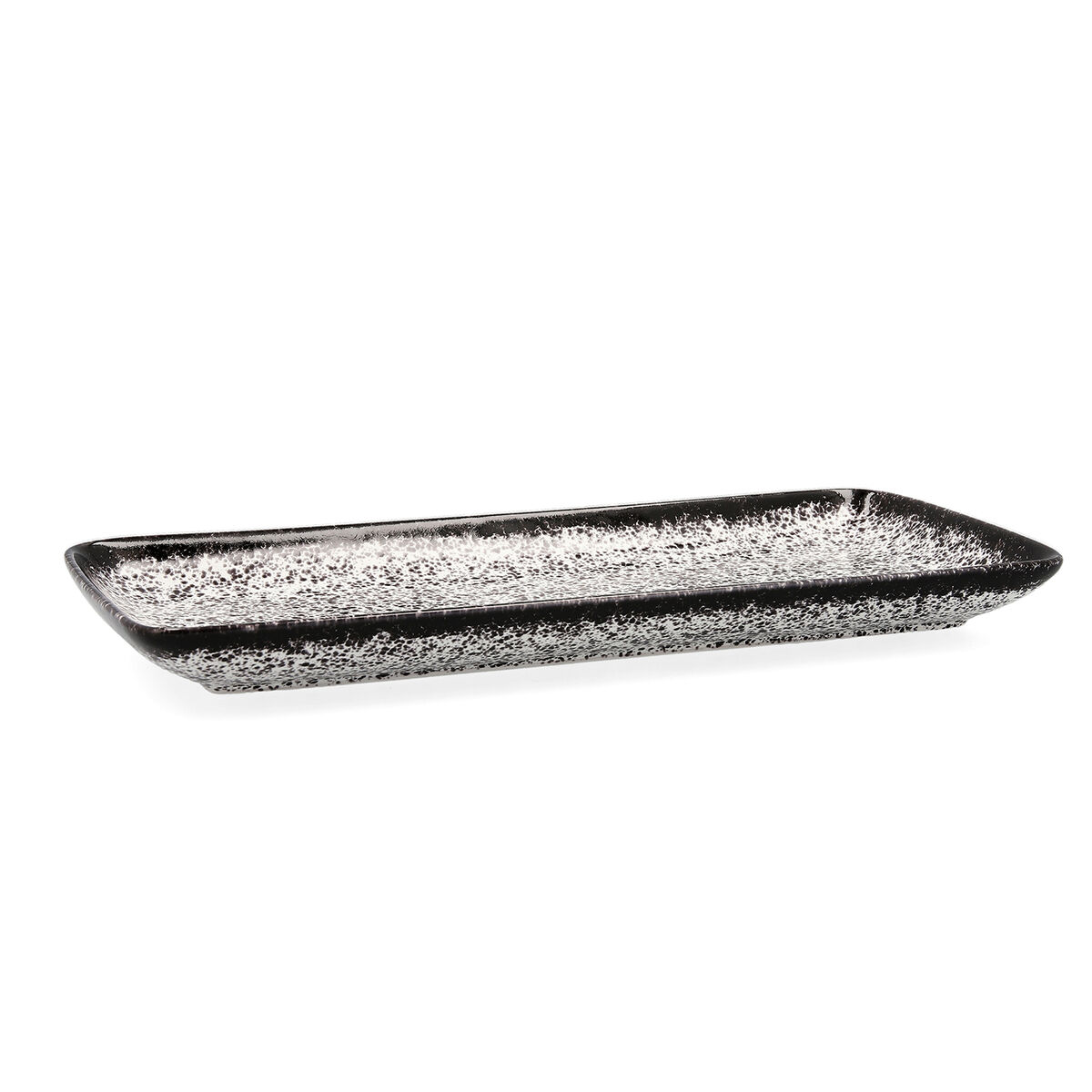 Servingsfat Ariane Rock Keramik Svart (36 x 16,5  cm) (6 antal) - 2