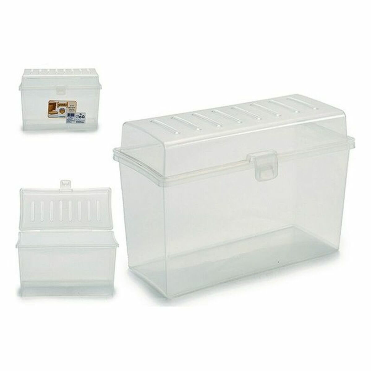 Box Plast Transparent (9,5 x 13,5 x 20,5 cm) - 3