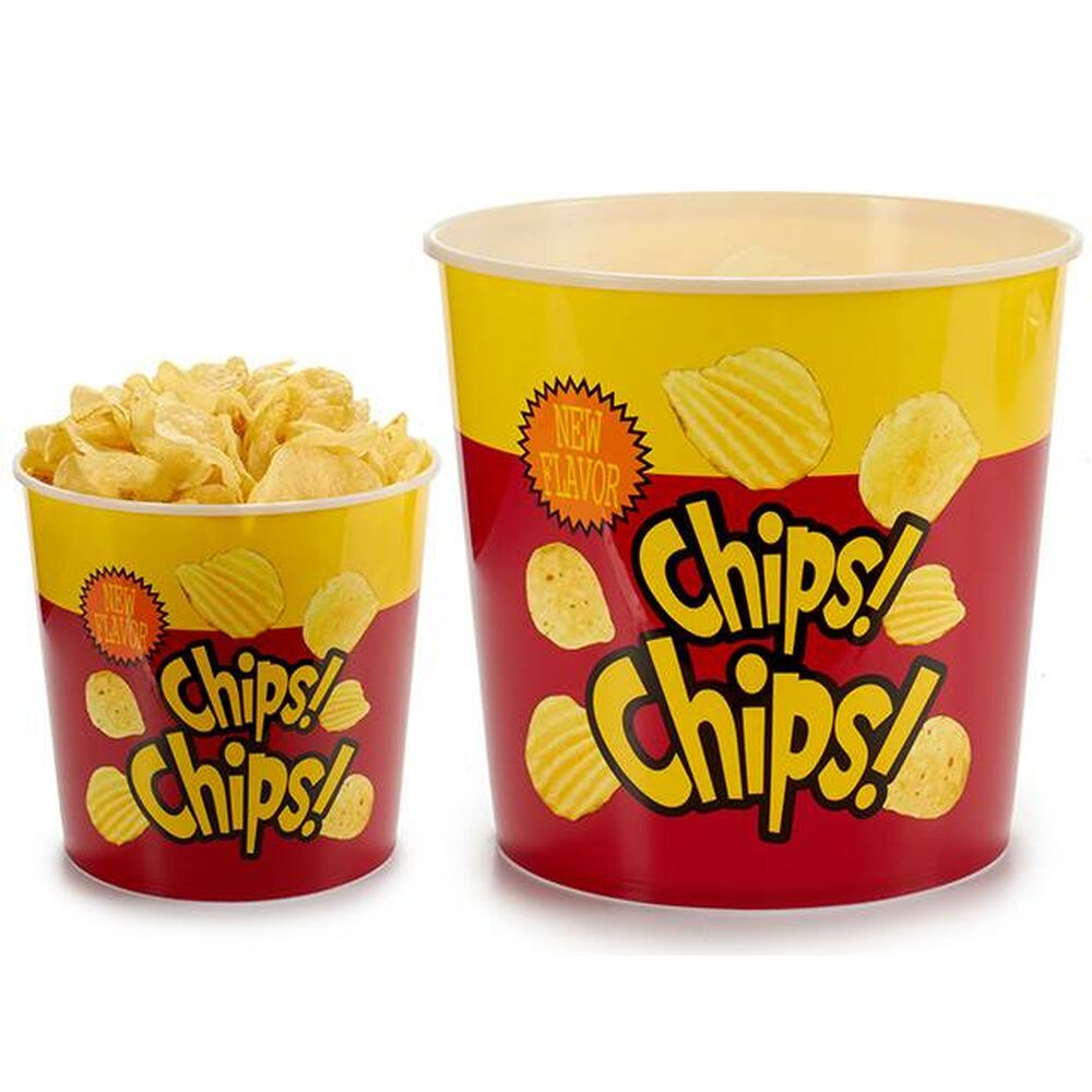 Kub Chips polypropen, Mått: 24,5 x 21,5 x 24,5 cm