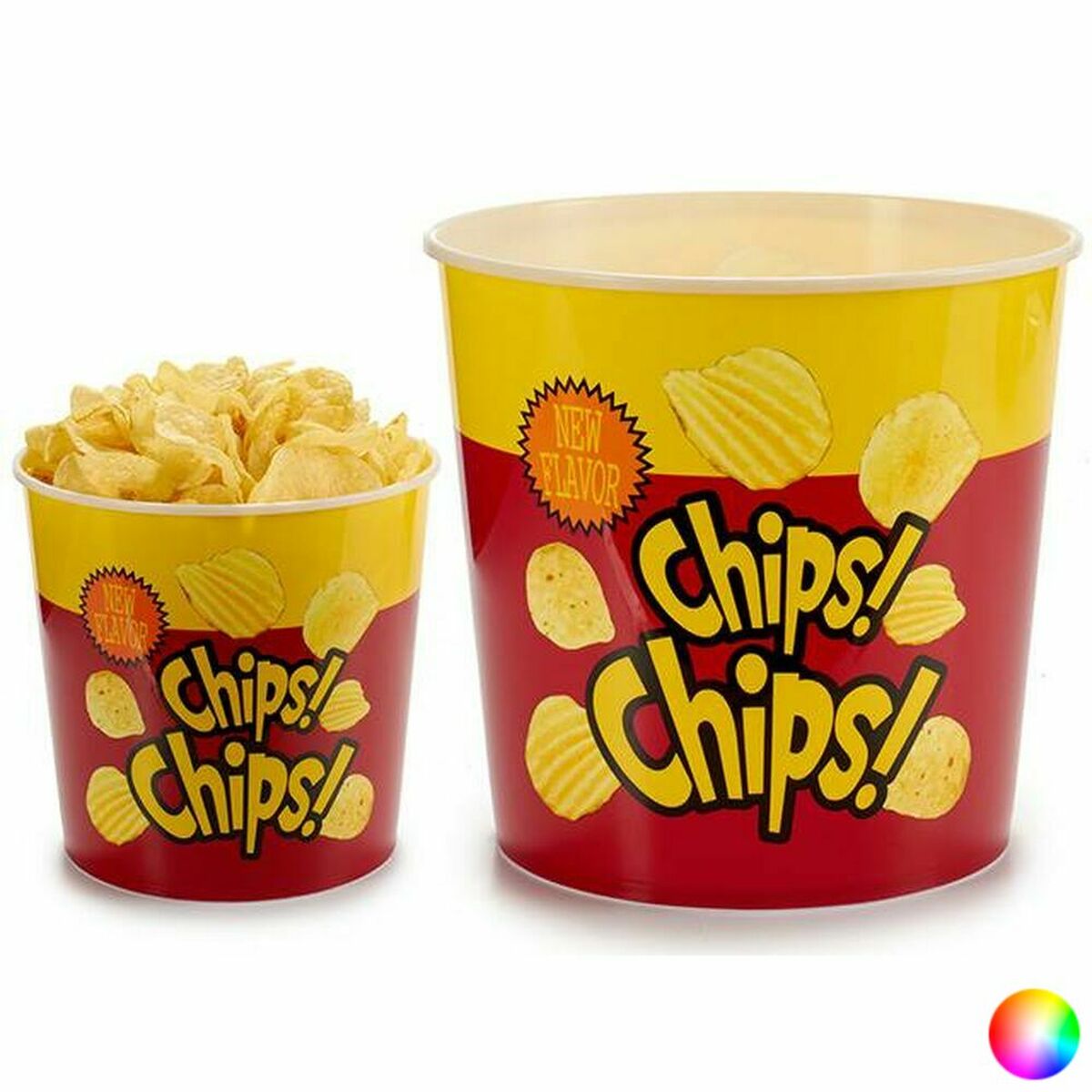 Kub Chips polypropen, Mått: 24,5 x 21,5 x 24,5 cm - 4