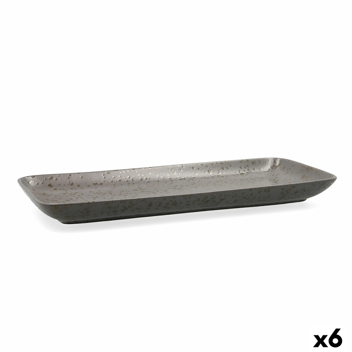 Servingsfat Ariane Oxide Keramik Grå (36 x 16,5  cm) (6 antal)