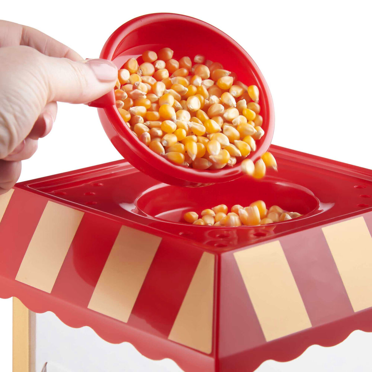 Popcornmaskin Haeger POPPER 1200 W Röd - 2