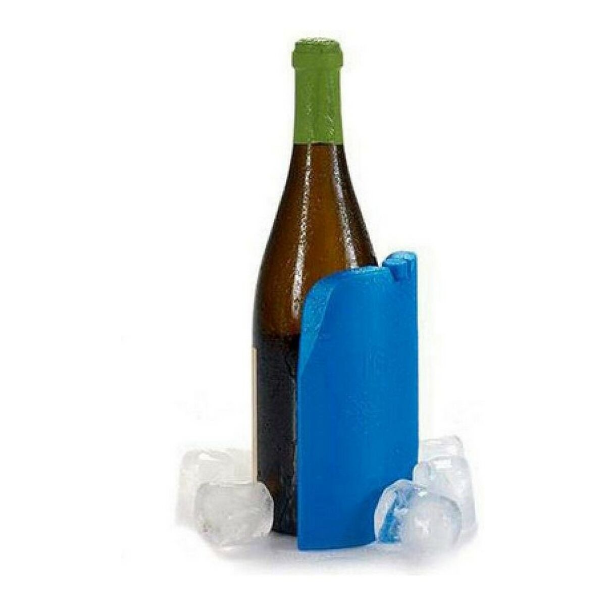 Flaskkylare 300 ml Blå Plast 4,5 x 17 x 12 cm - 3