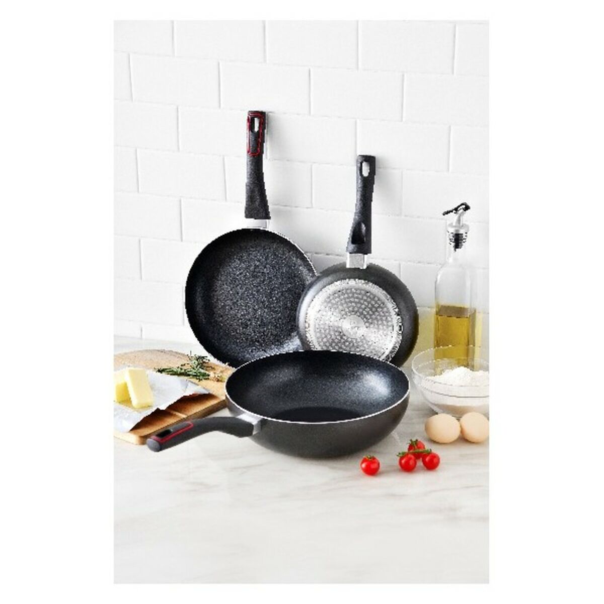 Stekpanna Renberg Tasty Svart Smitt aluminium, Mått: Ø 26 cm - 12