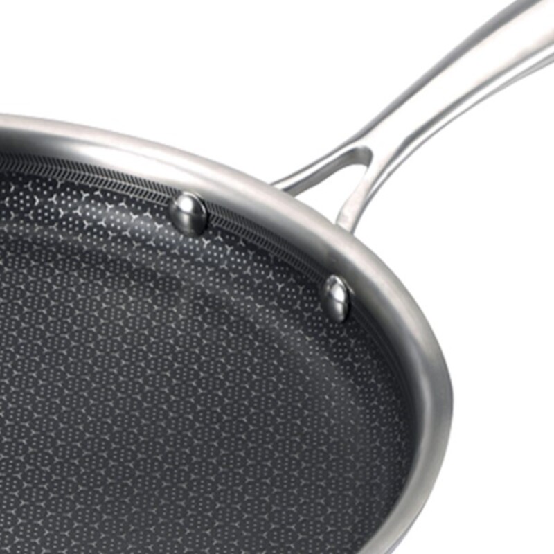 Stekpanna för Crêpes Masterpro Q3530 Silvrig Rostfritt stål Ø 28 cm - 4