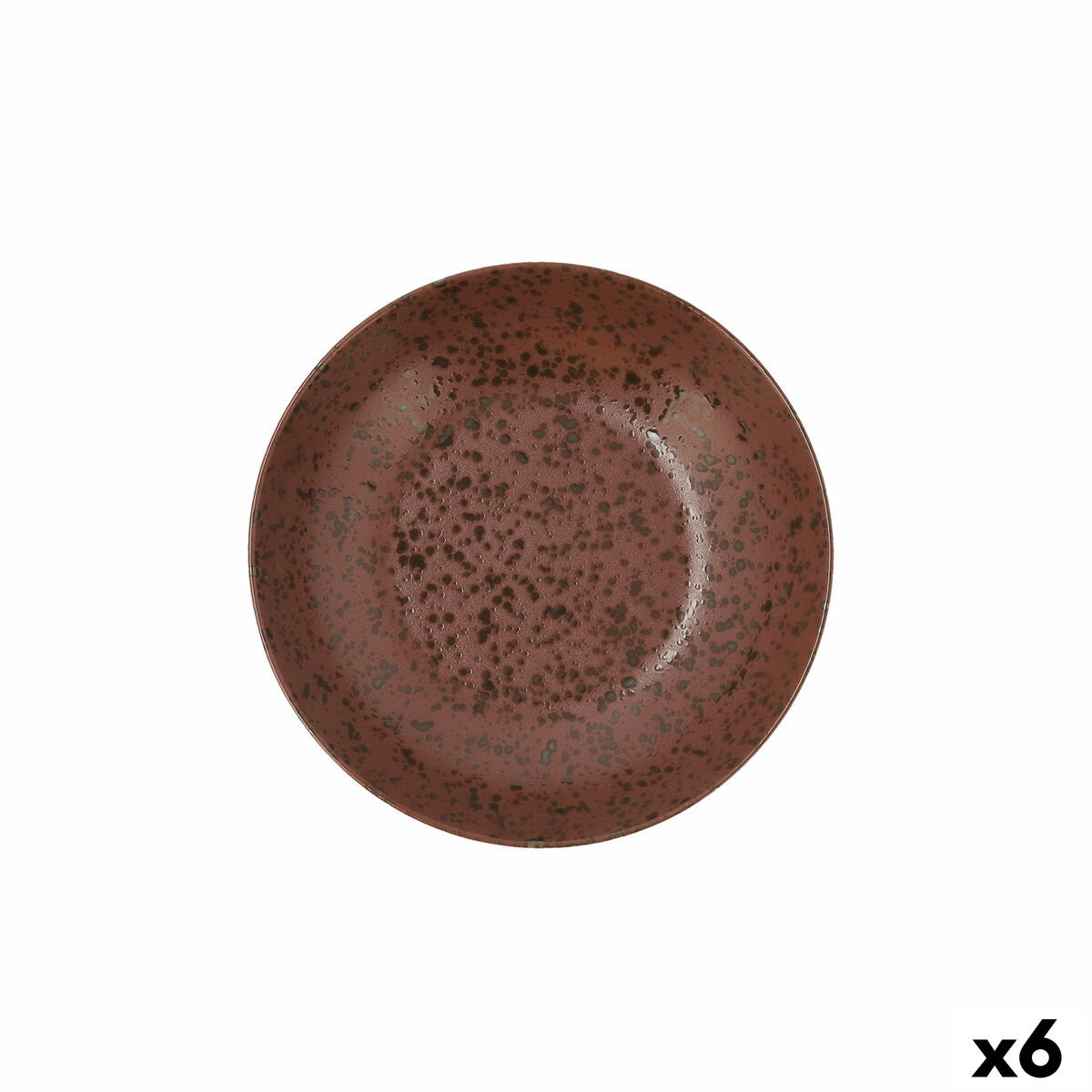 Djup tallrik Ariane Oxide Keramik Brun (Ø 21 cm) (6 antal)