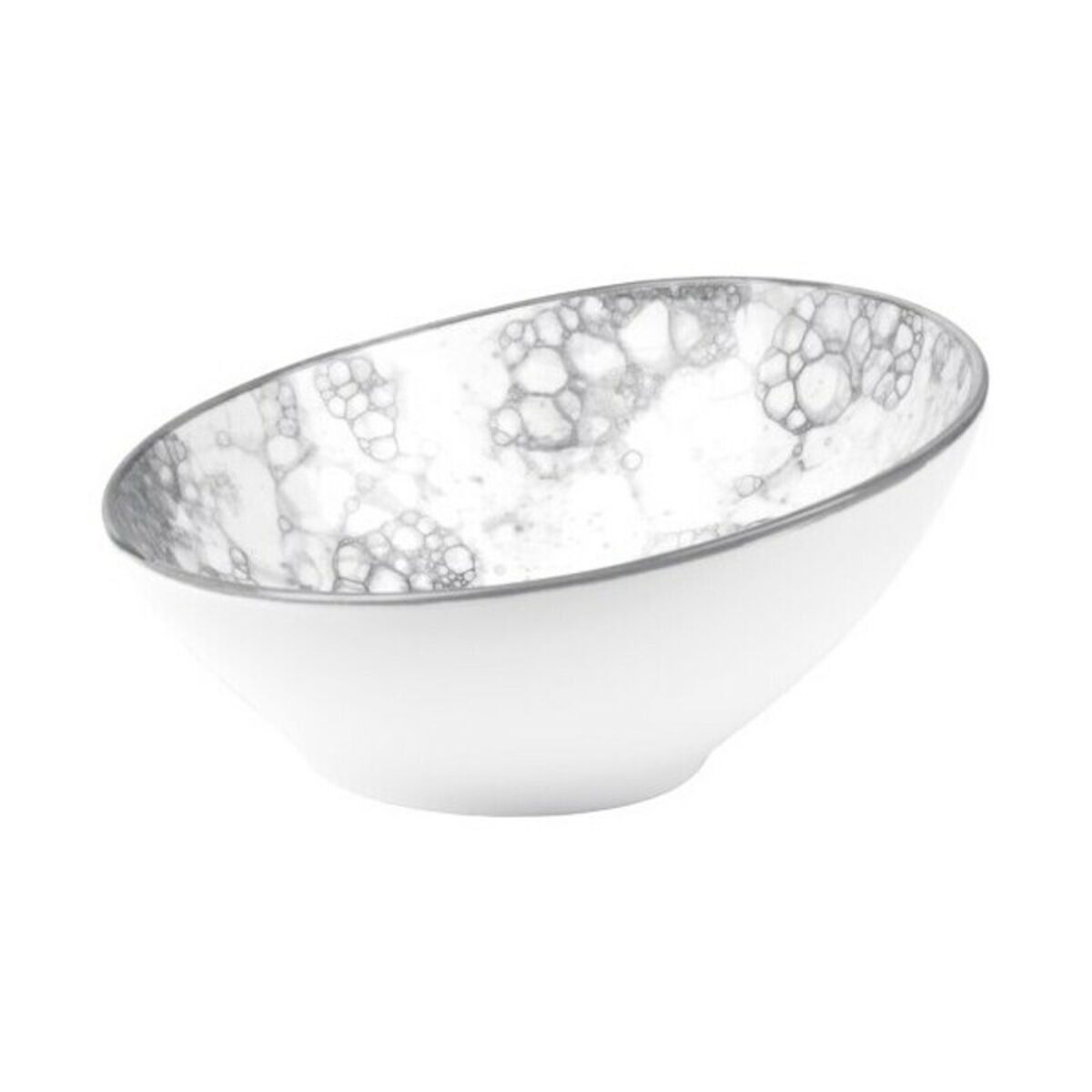 Skål Inde Porslin Svart/Vit 350 ml - 2