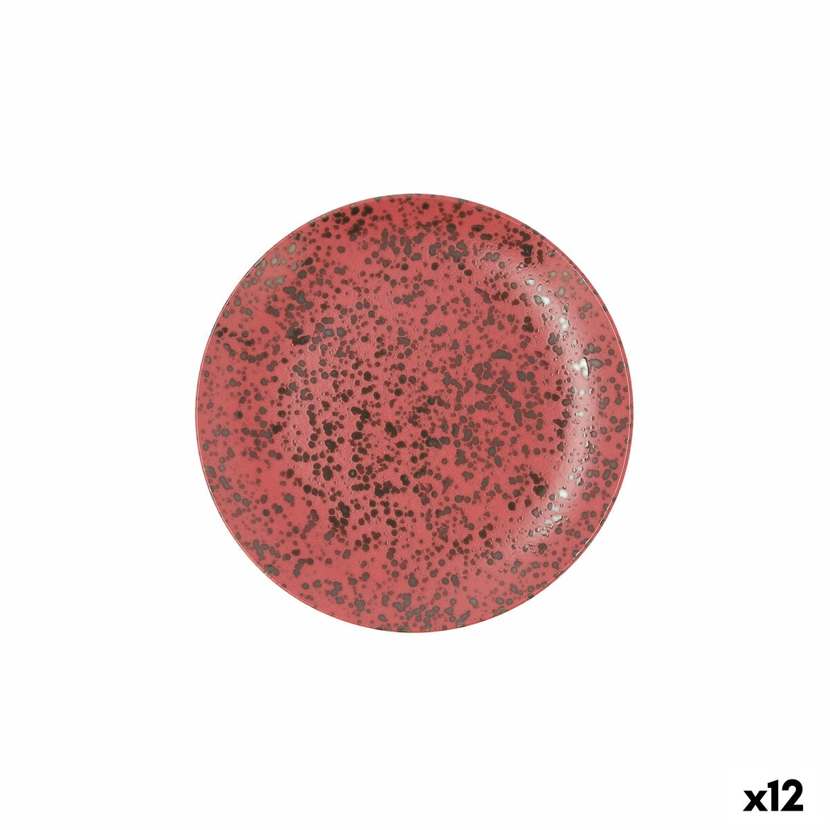 Lapostányér Ariane Oxide Keramik Röd (Ø 21 cm) (12 antal)