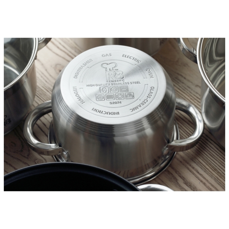 Kastrullset Renberg RB-2017 12 Delar (12 pcs) - 5