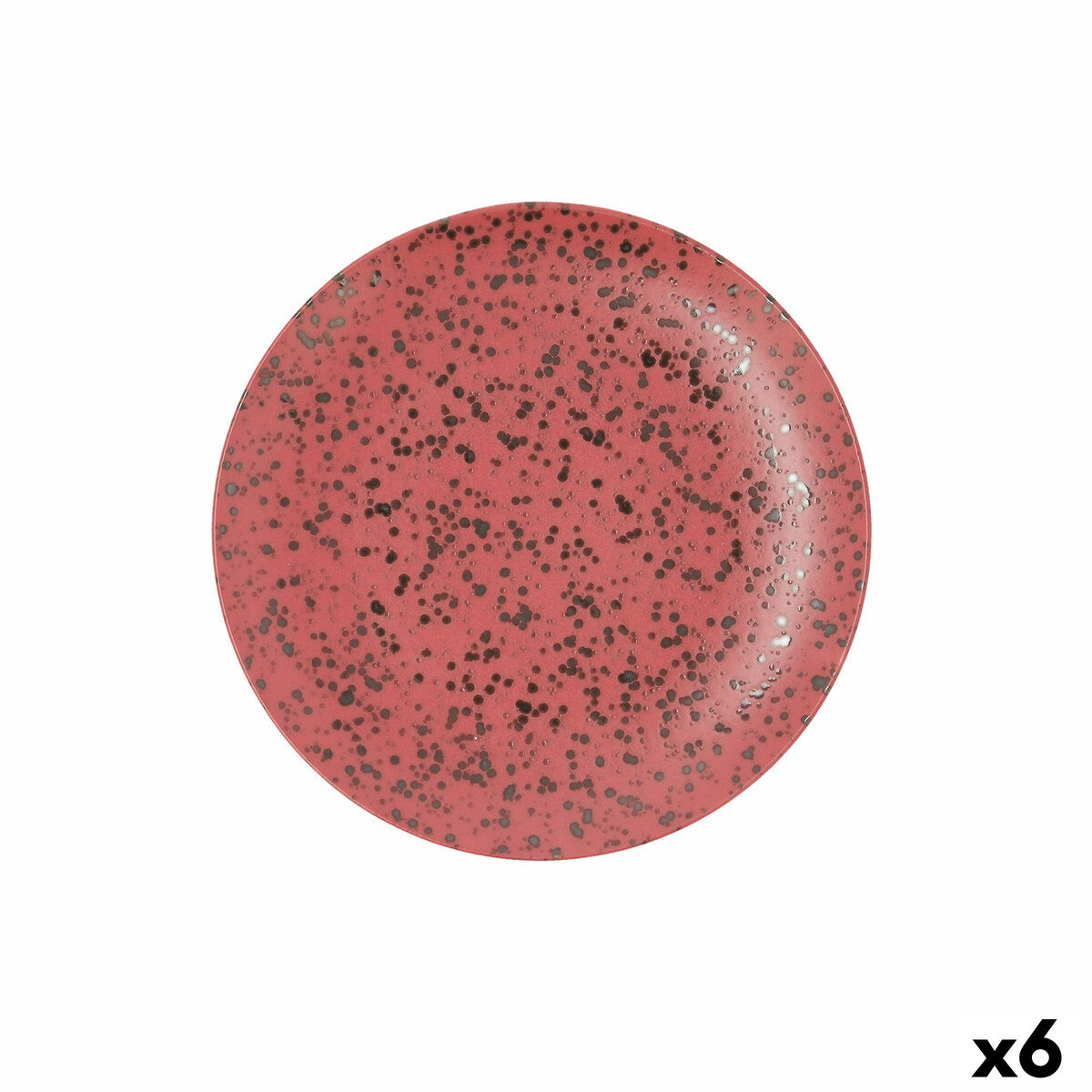 Lapostányér Ariane Oxide Keramik Röd (Ø 24 cm) (6 antal)