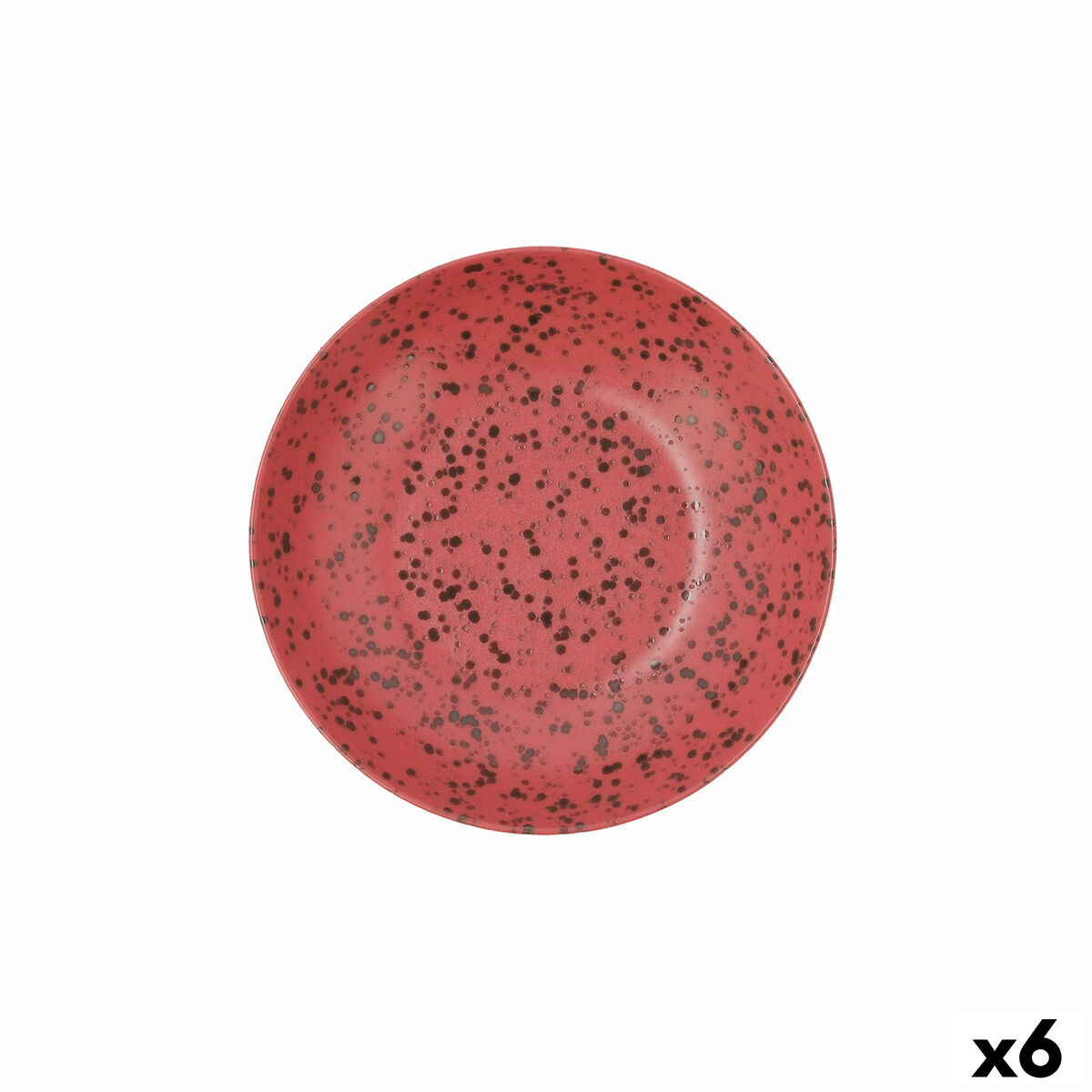 Djup tallrik Ariane Oxide Keramik Röd (Ø 21 cm) (6 antal)