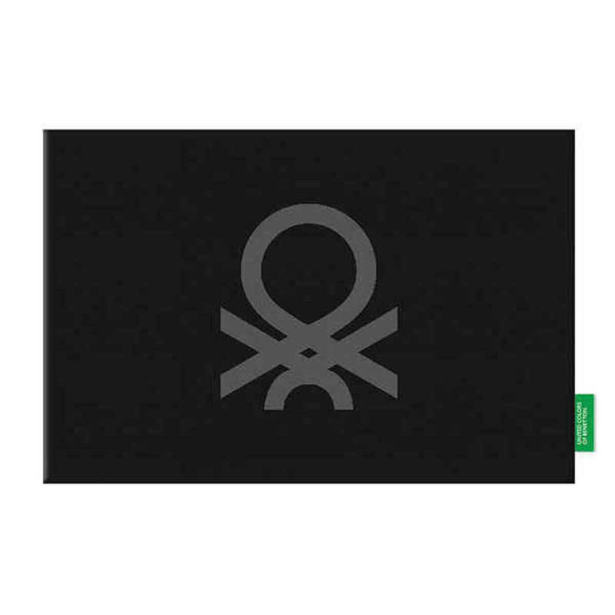Bordsunderlägg Benetton Svart 100% bomull 45 x 30 cm (4 uds) - 3