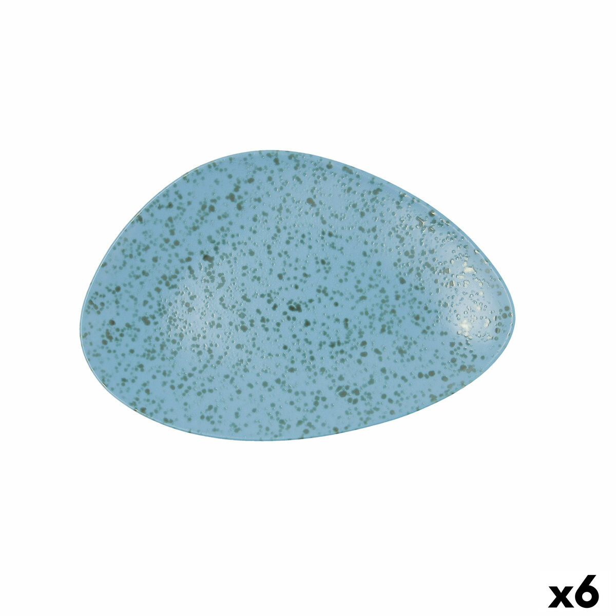 Lapostányér Ariane Oxide Triangulär Keramik Blå (Ø 29 cm) (6 antal)