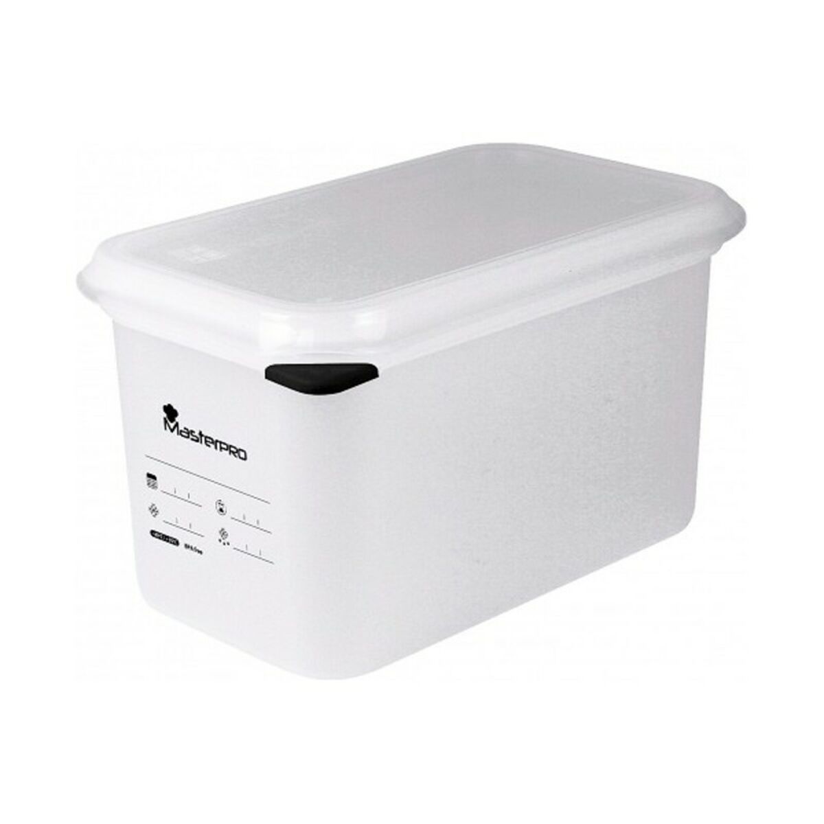 Hermetisk matlåda Masterpro Q3300 Vit - 2