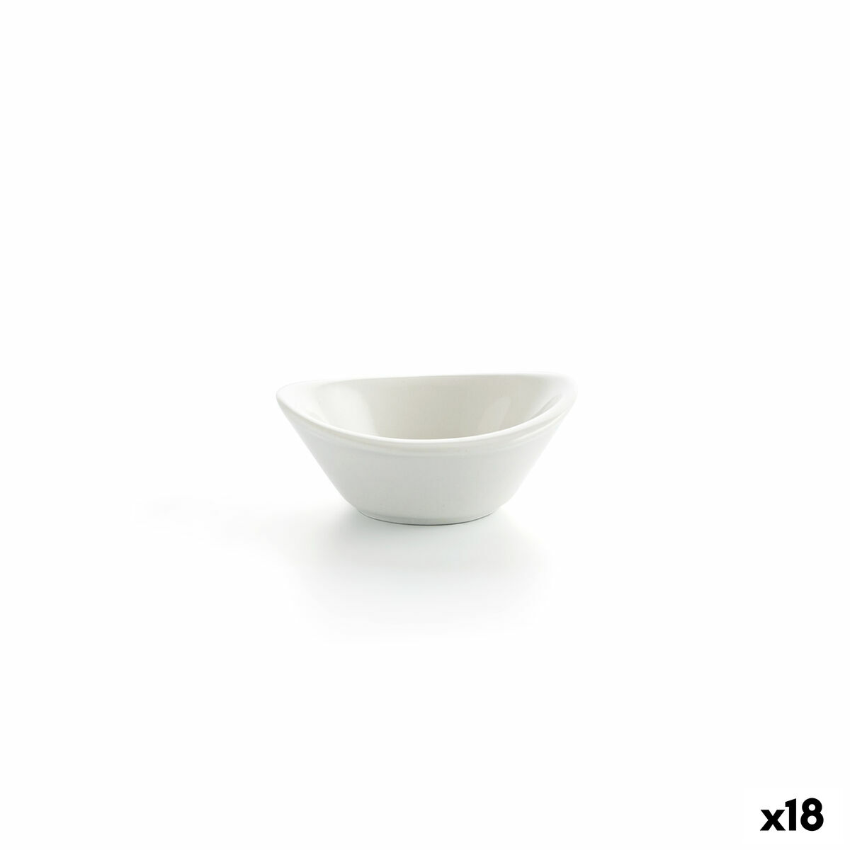 Skål Ariane Alaska Mini Keramik Vit (8,5 x 8,3 x 3,5 cm) (18 antal)