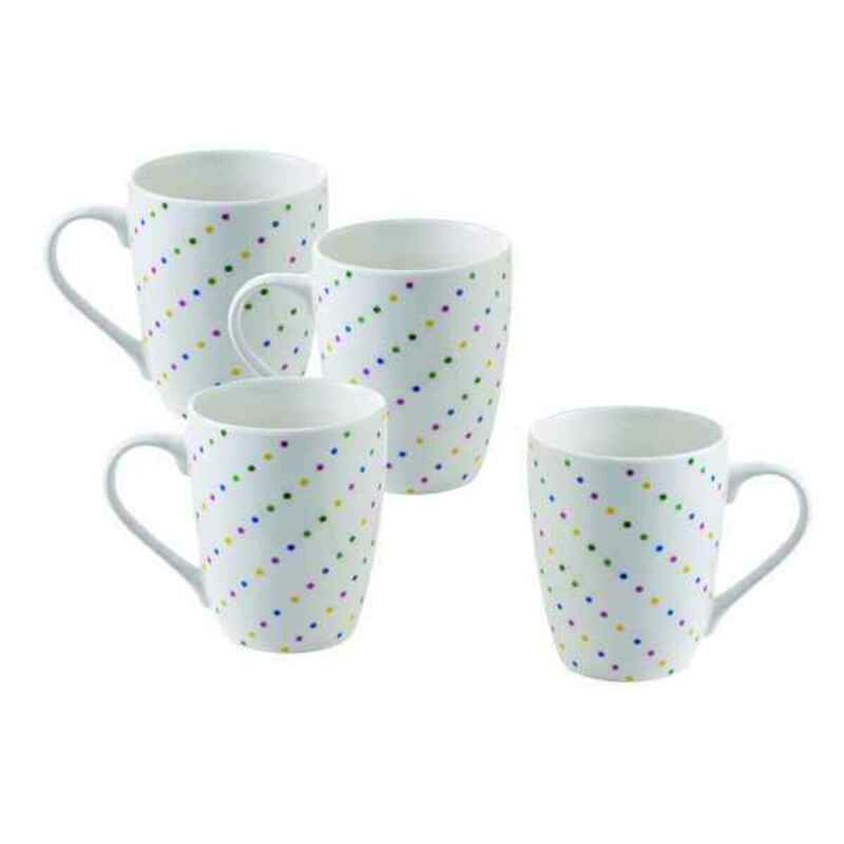 Koppset Benetton BE111 Multicolour Edények 360 ml 360 ml (4 uds) - 9