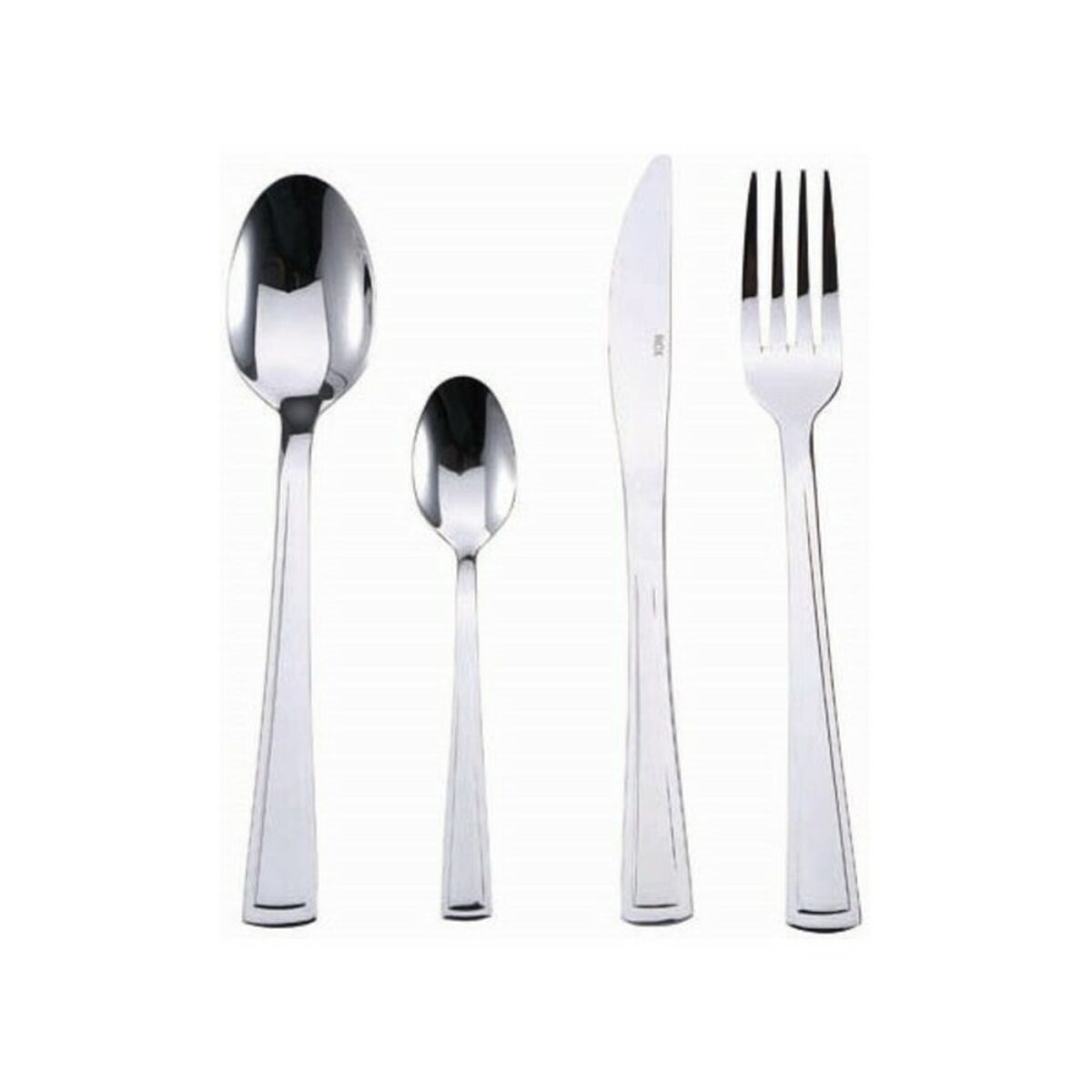 Bestick Bergner Torino Rostfritt stål Silvrig (24 pcs) - 6