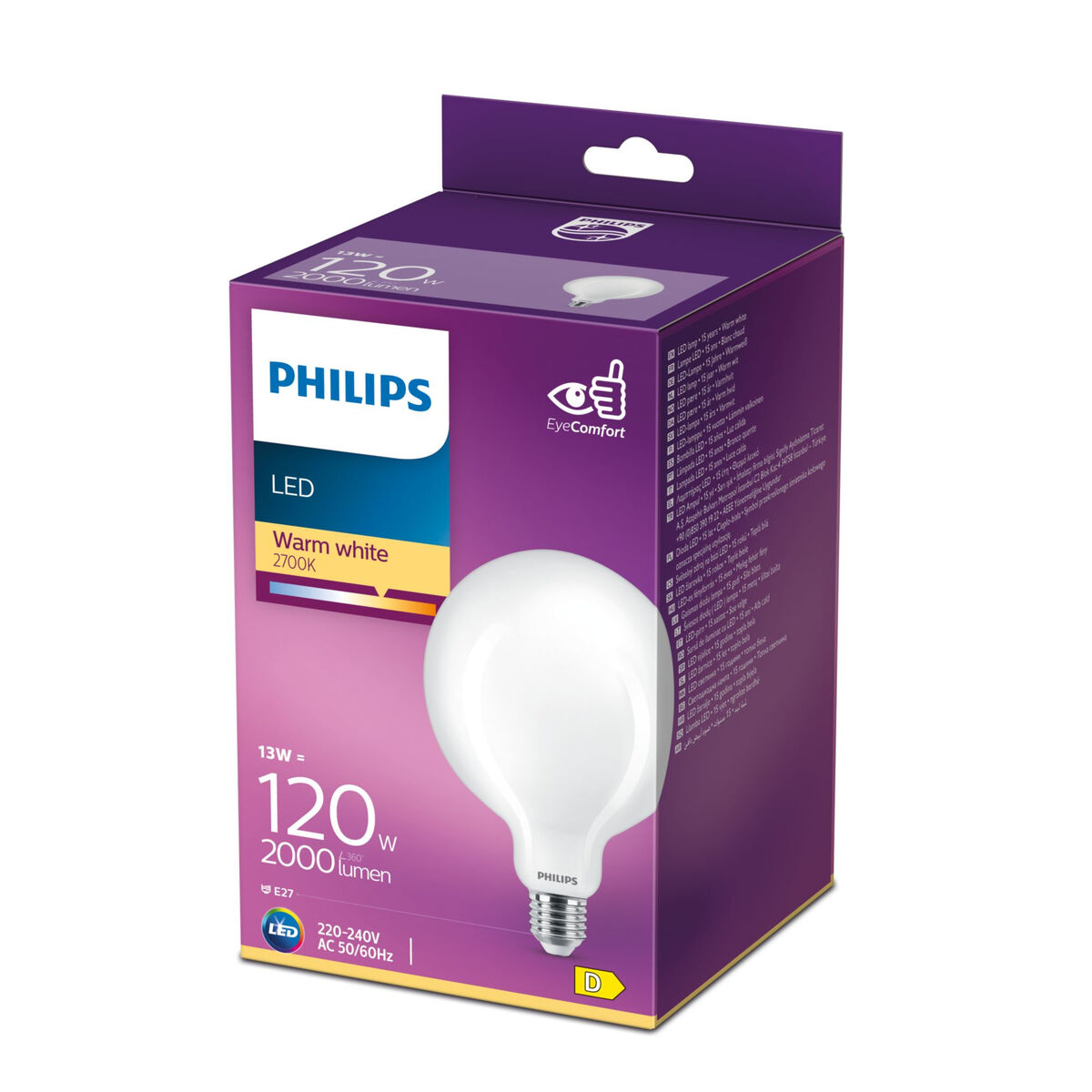 LED-lampa Philips 12,4 x 17,7 cm E27 13 W 2000 Lm (2700 K) - 2