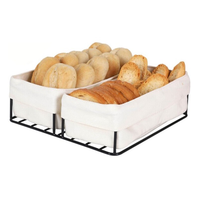 Brödkorg Viejo Valle 2 Korgar 100% bomull 24 x 23 x 7 cm