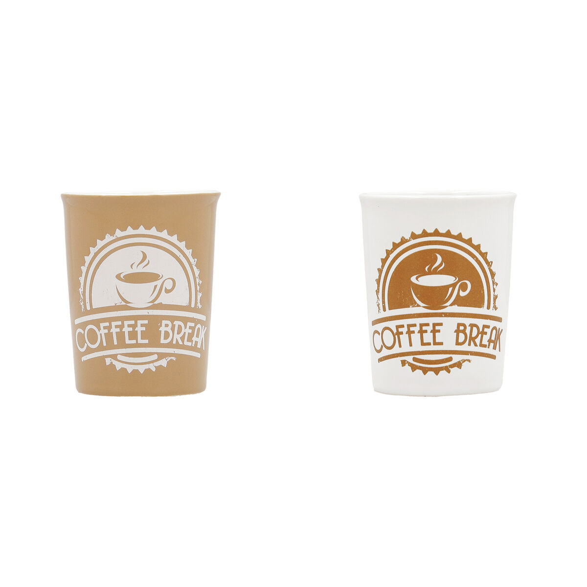 Koppar Quid Coffee Break Keramik Multicolour (100 ml) (24 antal) - 3