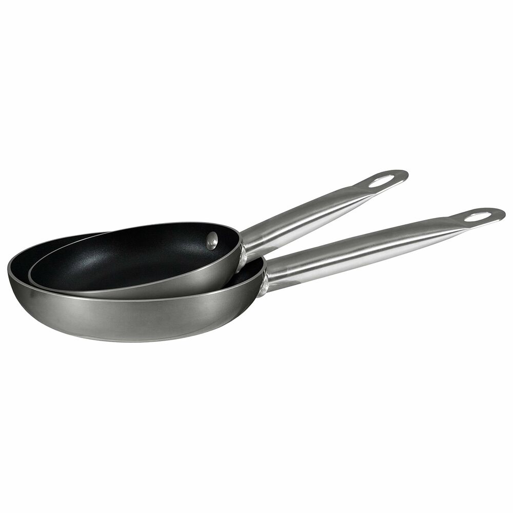 Stekpanneset Bergner Svart Rostfritt stål Smitt aluminium (2 pcs) - 3