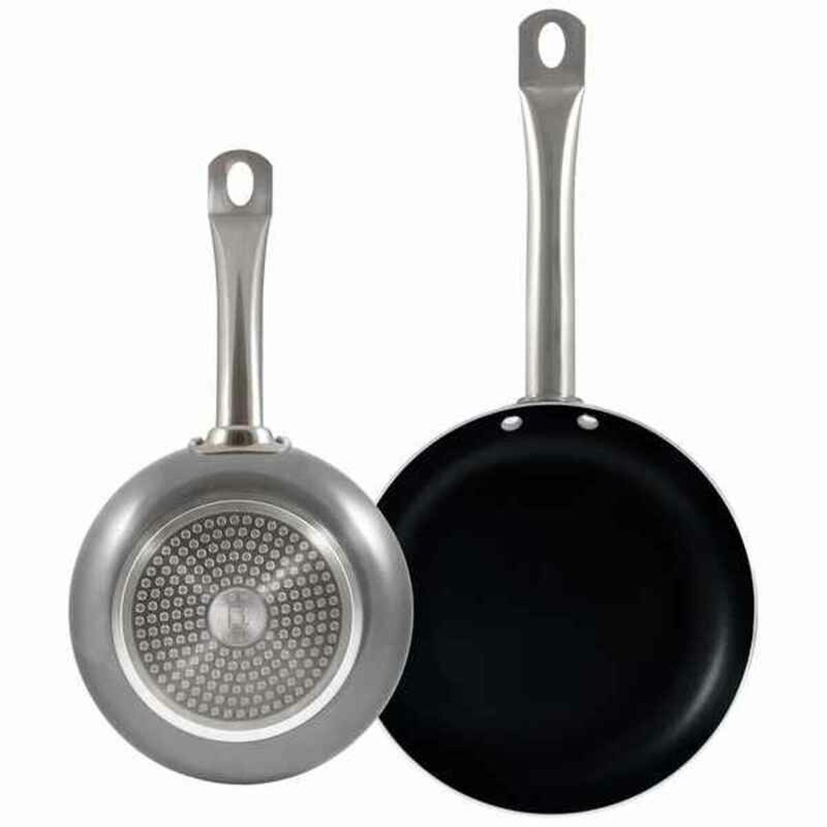 Stekpanneset Bergner Svart Rostfritt stål Smitt aluminium (2 pcs) - 4
