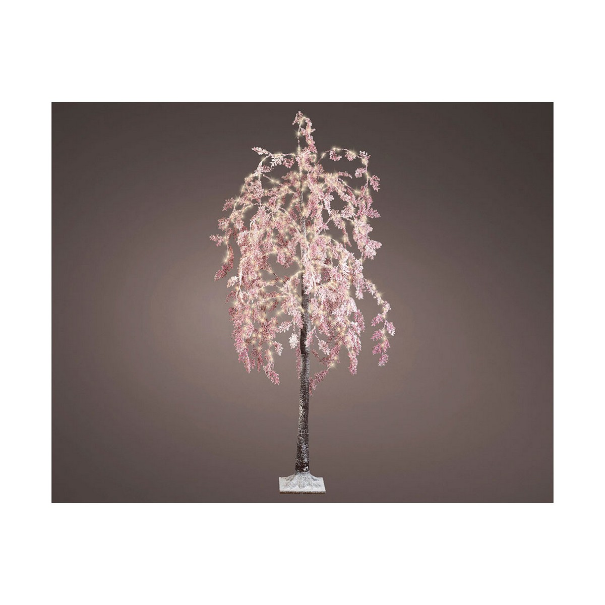 Dekorativ Trädgårdsfigur Extern Pil LED Ljus Rosa 210 cm - 2