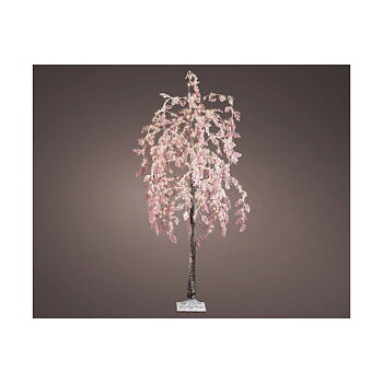 Dekorativ Trädgårdsfigur Extern Pil LED Ljus Rosa 210 cm