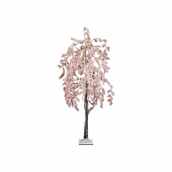 Dekorativ Trädgårdsfigur Extern Pil LED Ljus Rosa 210 cm