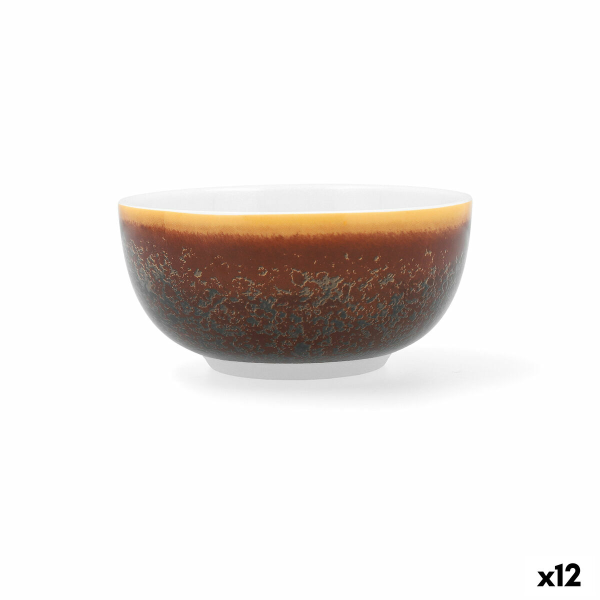 Skål Ariane Coupe Decor Keramik Brun (12 cm) (12 antal)