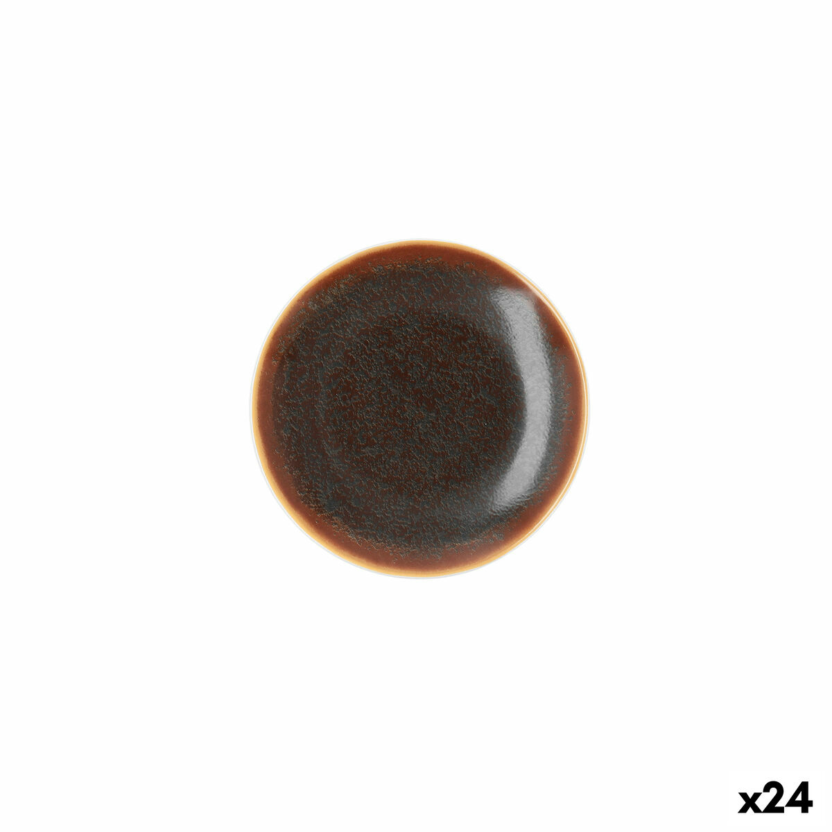 Lapostányér Ariane Decor Keramik Brun (Ø 15 cm) (24 antal)