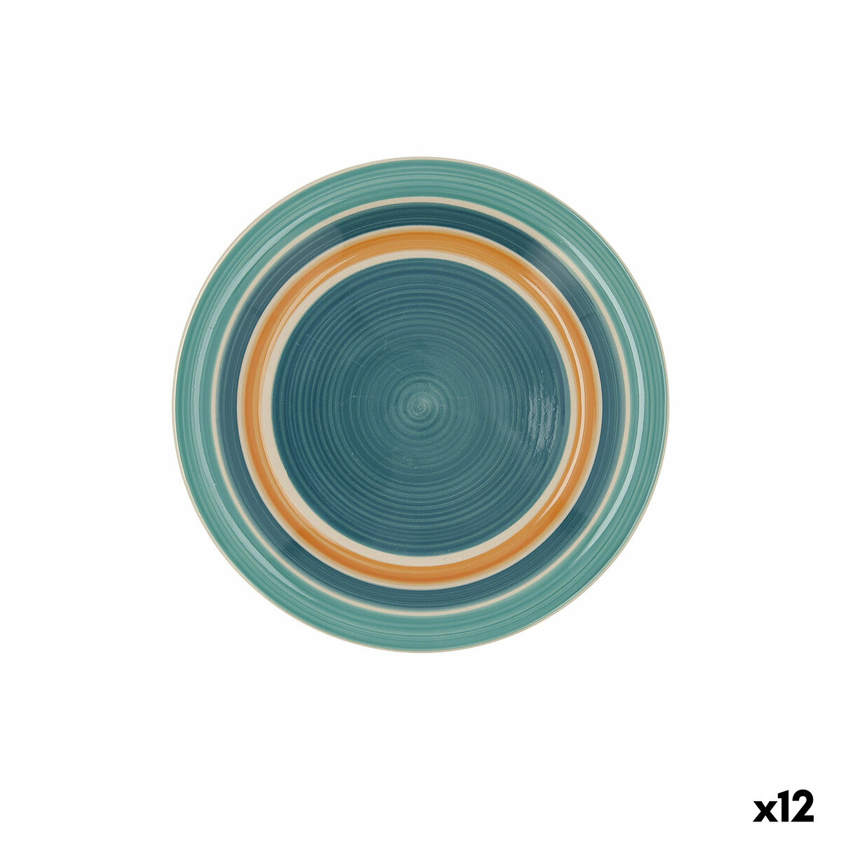 Dessert Quid Aire Azul Multicolour Keramik 19 cm (12 antal)