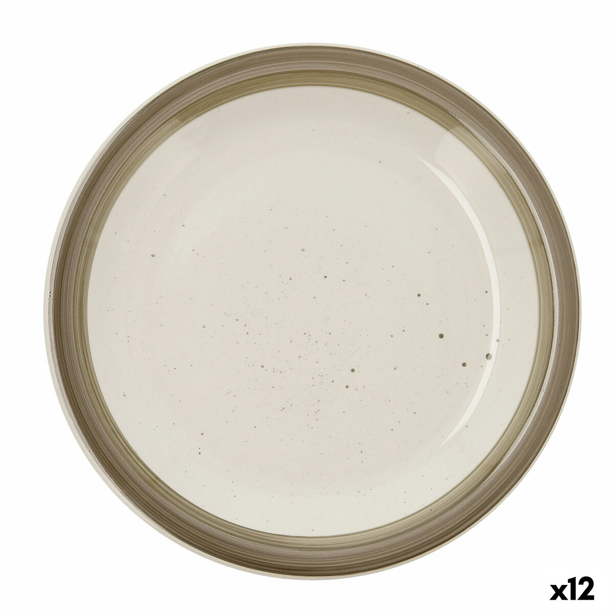 Lapostányér Quid Allegra Nature Keramik Dvobarvna (Ø 27 cm) (12 antal)