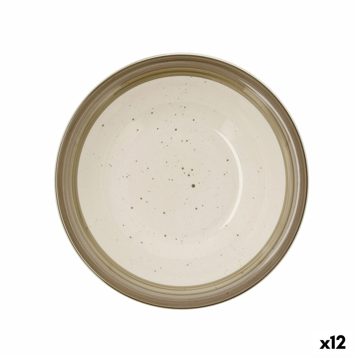 Djup tallrik Quid Allegra Nature Keramik Dvobarvna (ø 21,5 cm) (12 antal)