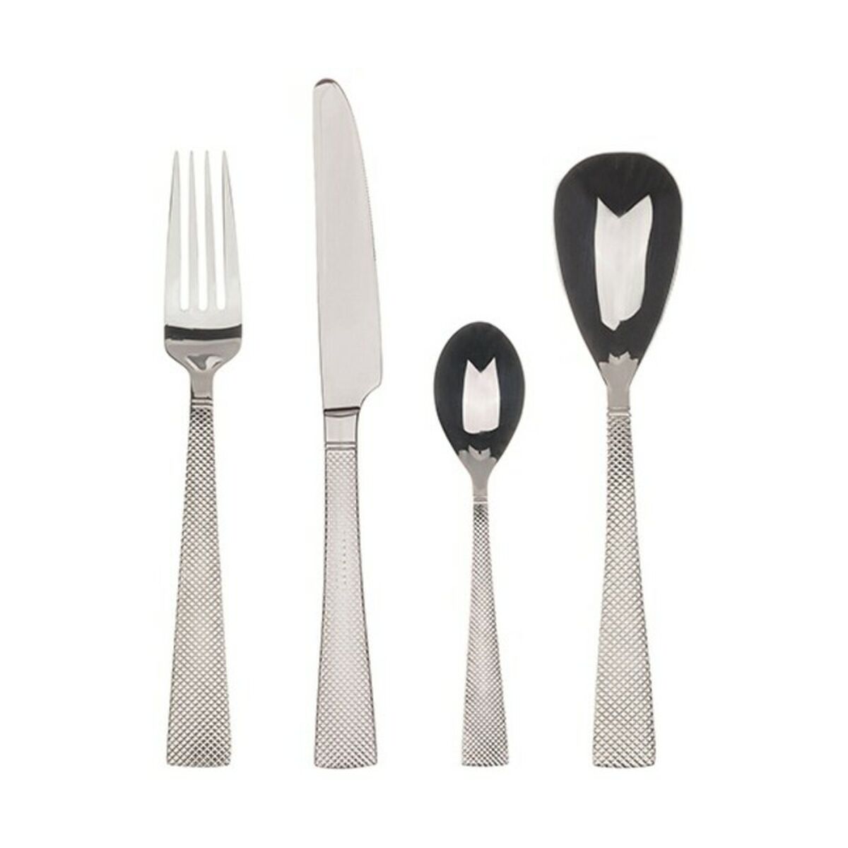 Bestick Bergner Royan Rostfritt stål Silvrig (24 pcs) - 2