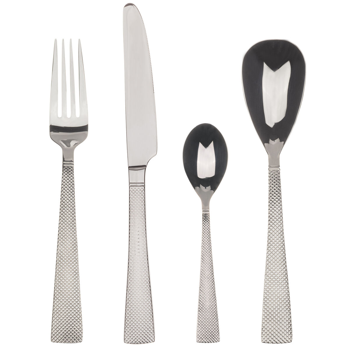 Bestick Bergner Royan Rostfritt stål Silvrig (24 pcs) - 3