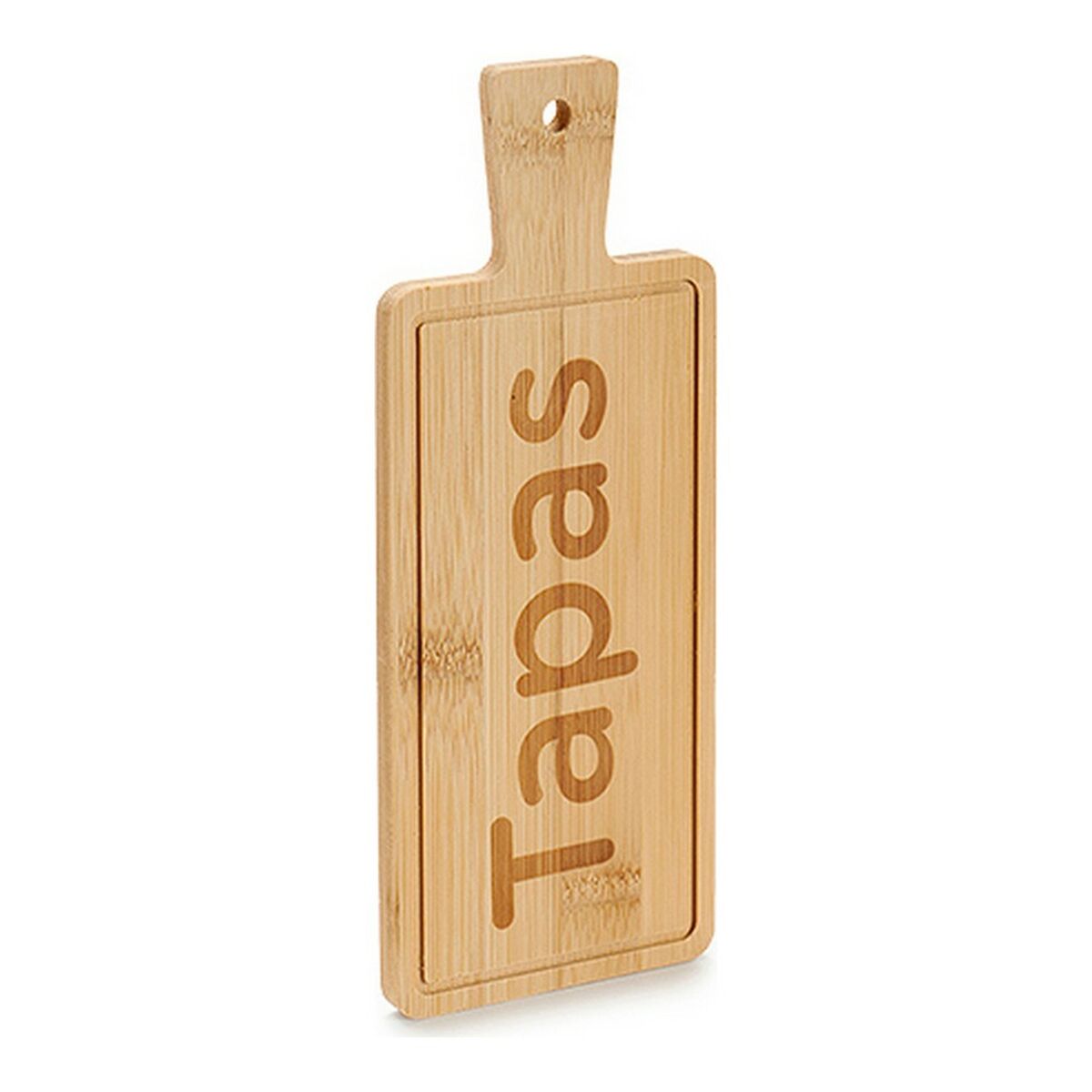 Köksbord Skiffer Svart Brun Bambu - 7